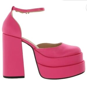 BRAND NEW SODA PLATFORM BLOCK-HEEL WOMEN'S PUMP